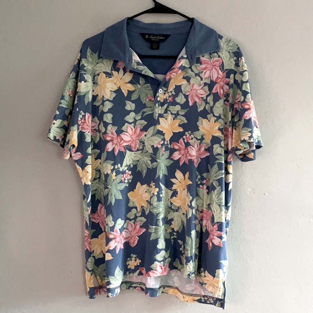 Brooks Brothers Hawaiian Collar Short-Sleeve